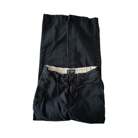 The Children’s Place Boys NAVY chinos pants 12 Slim, adjustable waist. VGUC - Picture 3 of 7
